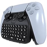 Collective Minds PS5 Controller Keyboard Attachment - Backlit Bluetooth Wireless ChatPad for PlayStation 5