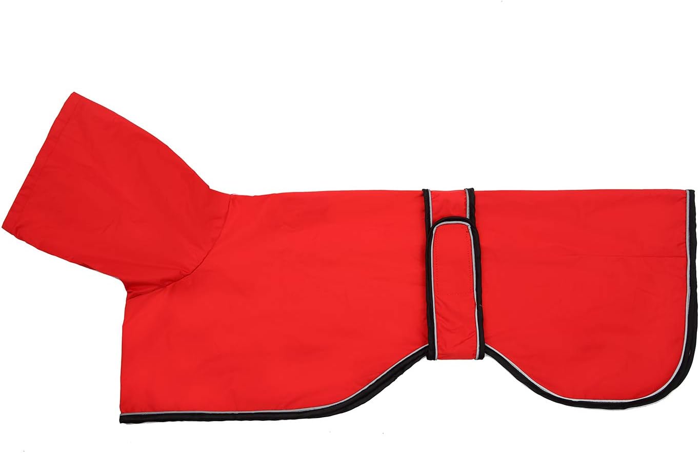 Greyhound Raincoat with Reflective Trim, Waterproof, Adjustable Vest - Image 3