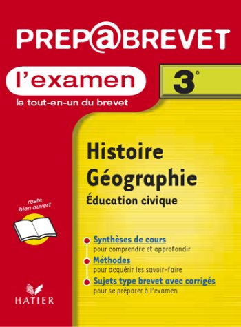 Histoire-géographie, éducation civique, 3e