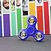 easyDecor EDC Tri Fidget Spinner Hand Toy Stress Reducer Focus Toy Relieves Boredom Guarantee 3 min + Spin Time(Blue)