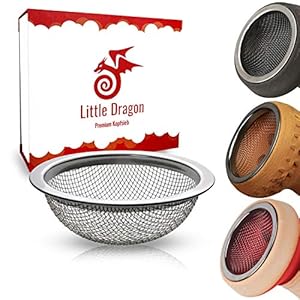 Little Dragon Universal Shisha Sieb – Die Lösung zum sofortigen Tabak sparen – Hochwertiges V2A Edelstahl Tonkopfsieb – Nie Wieder Tabak in der Bowl – Premium Shisha Zubehör