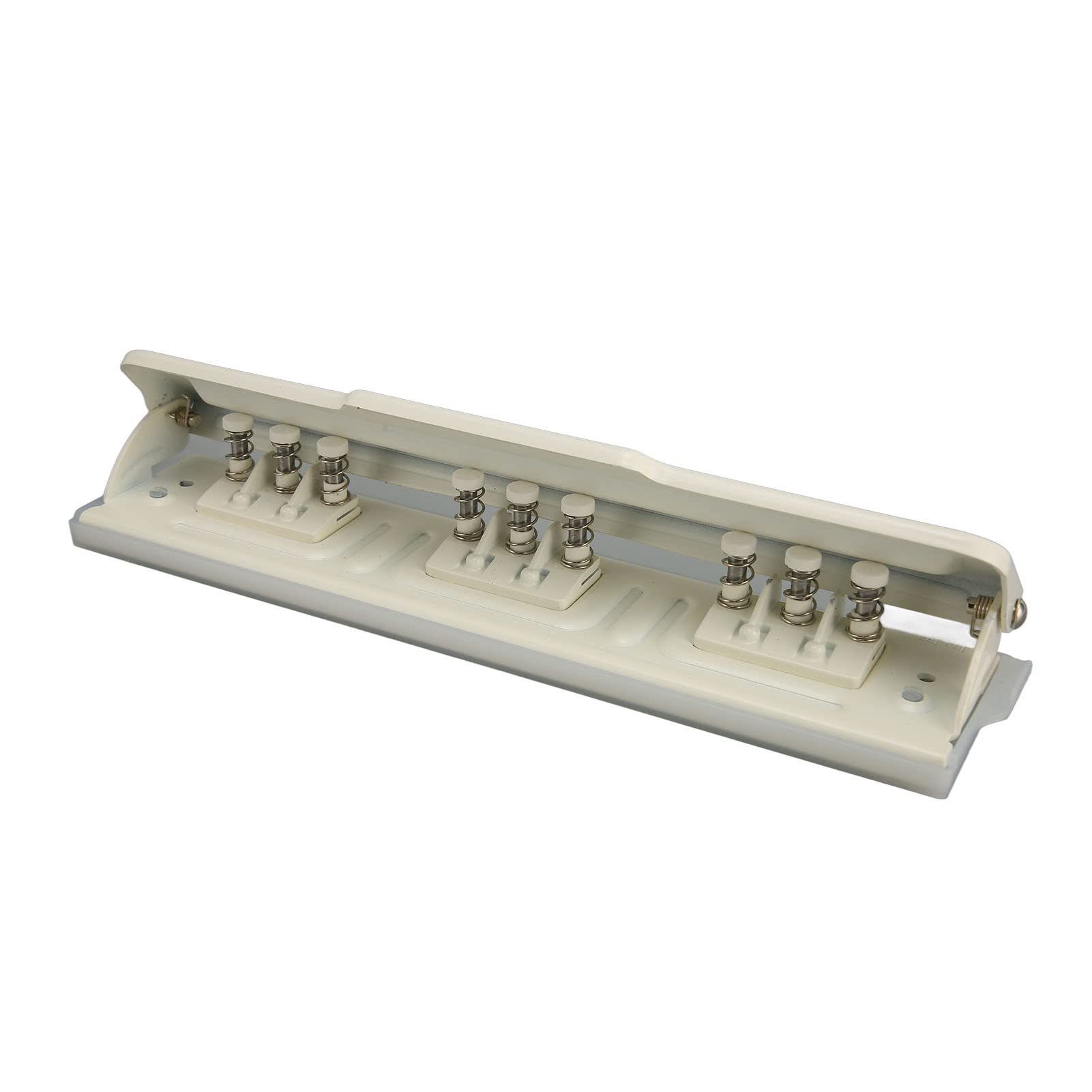 Paper Punch 9 Holes Punch Manual 8 Sheet Capacity Desktop Puncher DIY Hole Puncher for A4 B5 B6 A5 A6 Paper