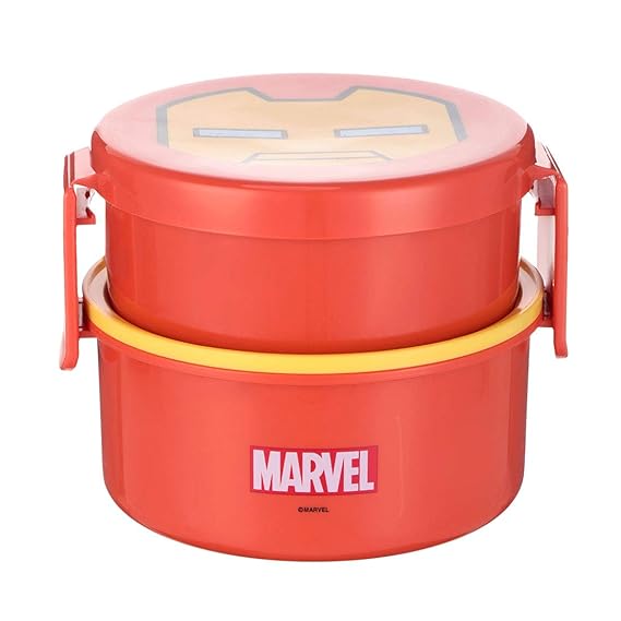 Buy MINISO Marvel DoubleLayered Bento Lunch Box Iron Man Online at Low