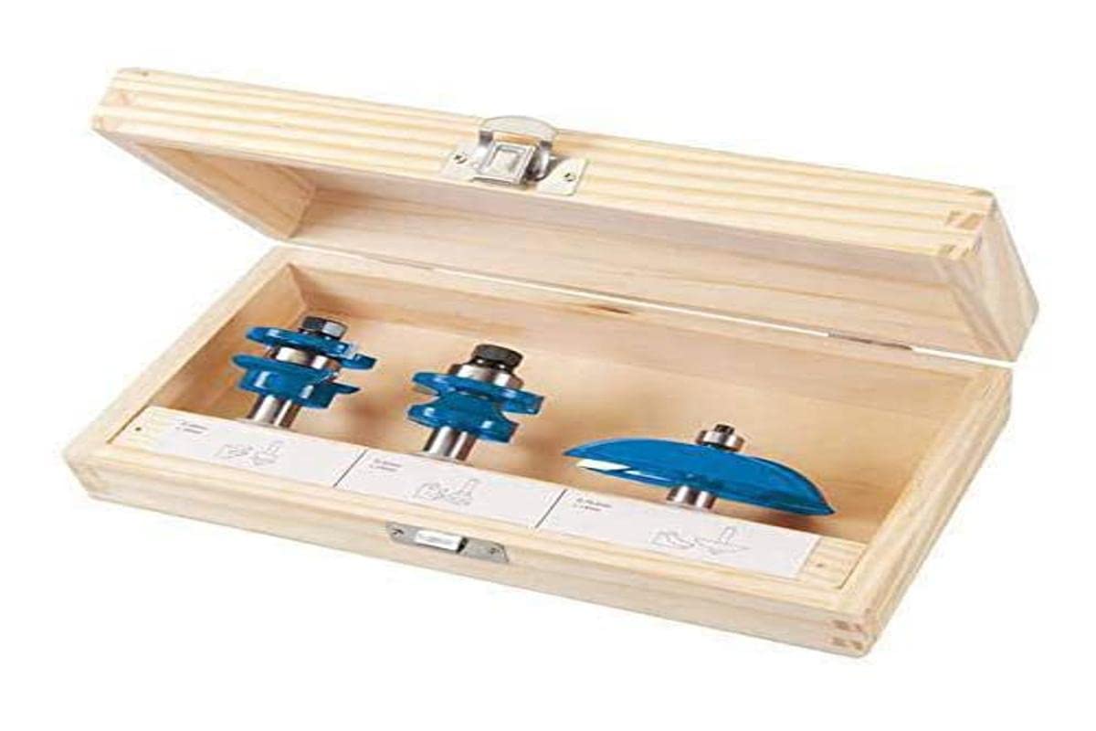 Silverline 793749 1/2" TCT Panel Door Bit Set 3pce 1/2"