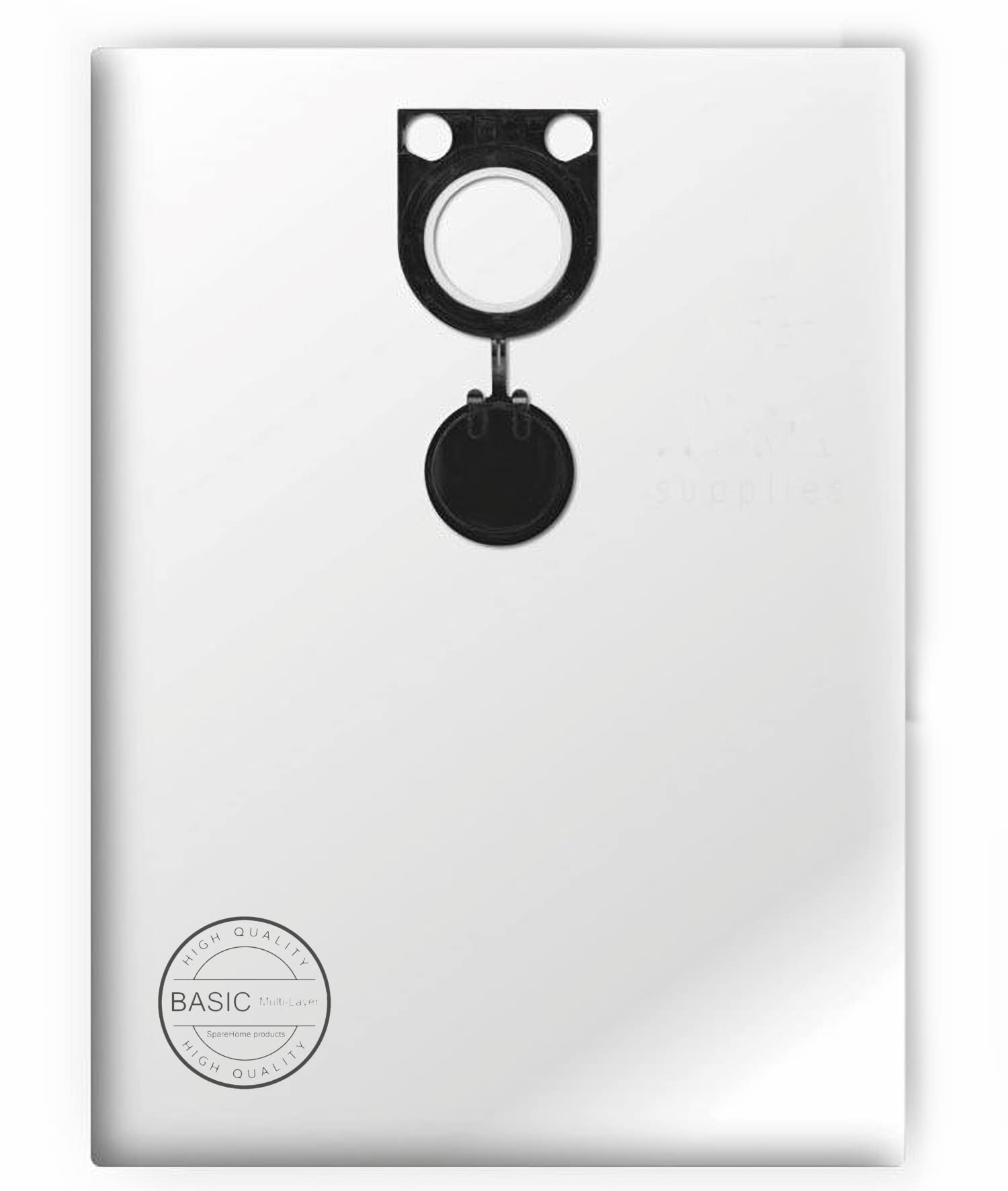 ReleMat SpareHome® 5 High Filtration Bags Compatible with Bosch Gas 25, Metabo, Starmix Vacuum Cleaner