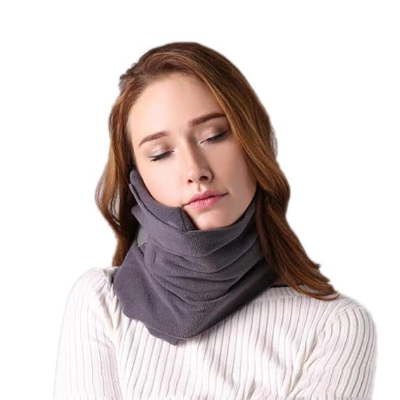 ORPERSIST Kissen Super Weiche Nackenstütze Reisekissen Slow Rebound Material Nackenkissen Nackenschutz Werkzeug Grau