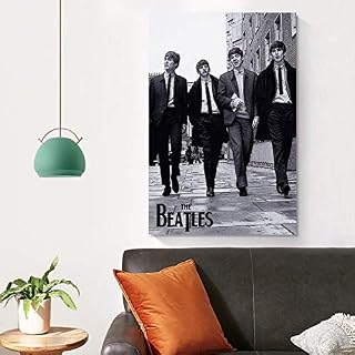 XYDQ Poster décoratif sur toile The Beatles Forever 50 x 75 cm - Les Beatles, Paul McCartney, John Lennon, RIngo Starr, George Harrison XYDQ Poster décoratif sur toile The Beatles Forever 50 x 75 cm – Image 4