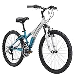 Diamondback Bicycles 2015 Tess 24 Complete Hard Tail Mountain Bike, 24-Inch Wheels/One Size, Teal