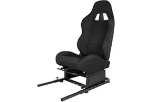 Marada Rear Seat Frame with Black Seat Compatible Stand with Bolts Support Do It Yourself