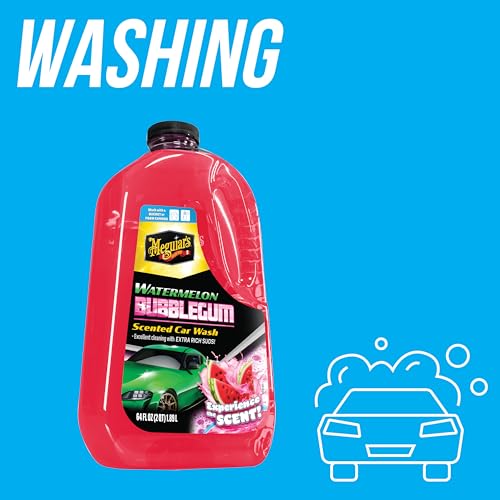 Meguiar's Watermelon Bubblegum Autoshampoo - Hervorragende Reinigungskraft, Angenehmer Duft, starke Schaumbildung, konzentrierte Formel, ideal für Schaumkanonen, 1890ml, G250464EU thumbnail 2
