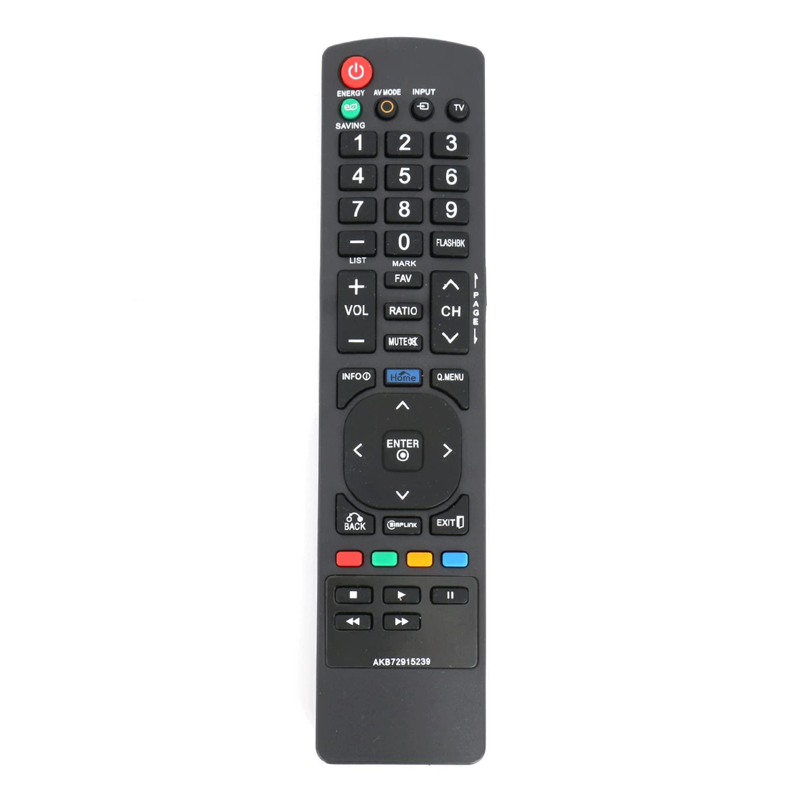 VINABTY AKB72915239 Remote Control Replaced Fit For LG LED Smart TV 37LV3500UA 32LK450UB 19LV2500 22LV2500UA 26LV2500UG 32LK330UB 50PW350R 60PZ200 55LV5300