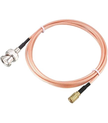 Cavo Coassiale Jumper BNC Femmina A SMB Femmina - RG316, 3 Piedi, Rosa