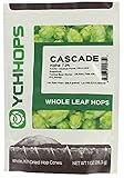 Cascade Hops, Whole Leaf, 1oz