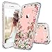 MOSNOVO iPhone 6S Case/iPhone 6 Case, Girls Floral Garden Flower Printed Clear Design Transparent Plastic Hard Slim Back Case with TPU Bumper Protective CAse Cover for Apple iPhone 6/iPhone 6S