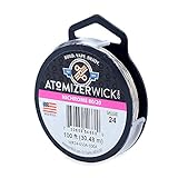 Genuine AtomizerWick Nichrome 80 Series 24 Gauge Resistance Wire - 100ft, 50ft & 25ft Spools Available (100ft)