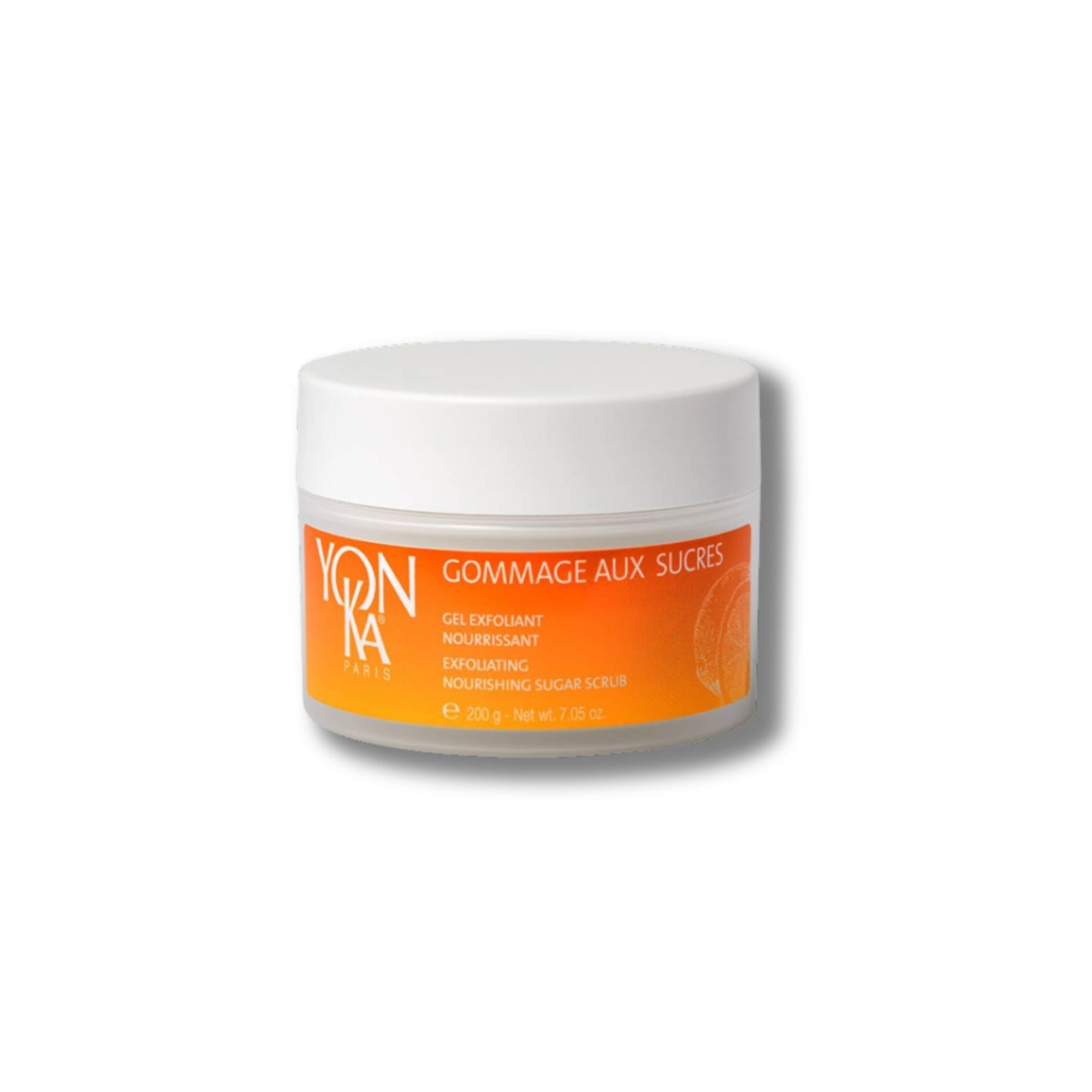 Yon-Ka Vitality Body Scrub 200ml | Exfoliates and Nourishes, Removes Dead Skin Cells and Moisturises | Rich Texture Transforms Into a Milk With Water | With Mandarin and Sweet Orange Essences