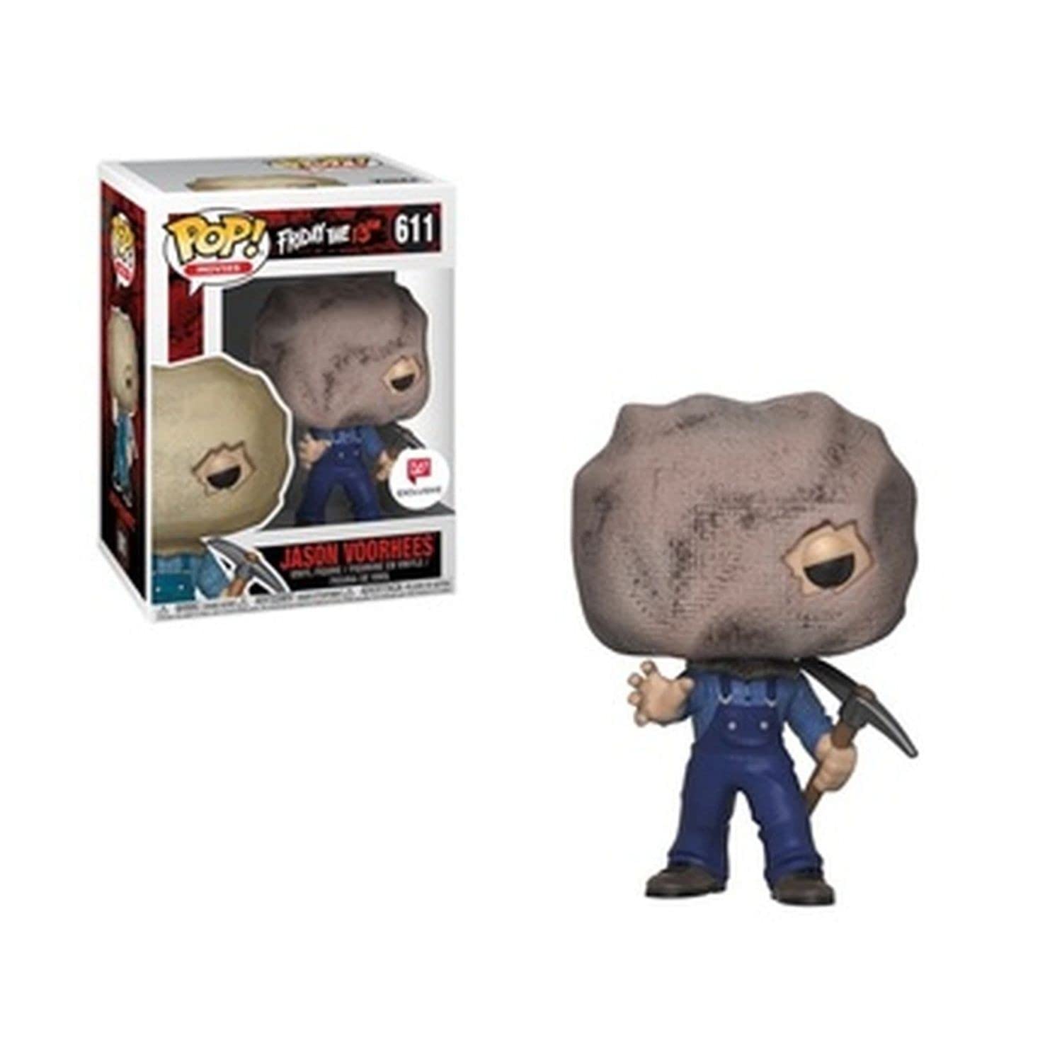 Funko - Friday The 13Th-Jason W/Bag Mask Figurine, Multicoloured, 33600