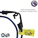 Bison Gear Premium Bungee Cords with Hooks - UV Resistant Heavy Duty Cords with Non-Scratch Hooks, Including Mini Cords, Tarp Clips and Bungee Ties, Multi Use (28 Piece Set)