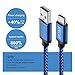 Galaxy S9 Charger, Benicabe (6 Ft 2-Pack) Nylon Braided Cord, USB 3.0 Type C (3 Amp) Fast Charging Cable for Samsung S9 Plus S8 Note 8, LG V20, Pixel 2, Moto Z, Nintendo Switch (Red & Blue)