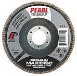 4x 5/8 SC Maxidisc™ Flap Discs for Stone/Glass. Type 27 Shape 400 Grit