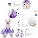 BSTAOFY WEWILL Ballerina Bunny Stuffed Animal Original Adorable Soft Plush Toys Rabbit Doll Gift for Kids Birthday Valentines Christmas Festivals, 23-Inch (Purple)