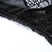 JuicyRose Women's One Piece Teddy Lingeire, Lace Sleepwear Nightie (Black, US S/Tag M)