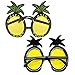 TOMOUNT Pineapple Sunglasses Hawaiian Luau Beach Summer Party