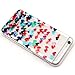 Iphone 6 Case, Shensee Peach Colorful Hearts Cute Slim Thin Painted Pattern TPU Soft Case Rubber Silicone Skin Cover for Iphone6 4.7 Inch