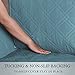 Turquoize 100% Waterproof Couch Covers for Pets 68 inch Couch Protector Waterproof Sofa Cover for 3 Cushion Couch Furniture Protector with Elastic Straps for Kids, Dog, Cat (Sofa 68