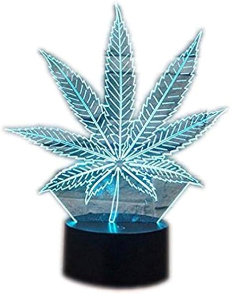 Regali Di Natale Intelligenti.Wangzj Luce Notturna Regalo Di Nozze Regali Di Natale Fidanzato Foglie Di Cannabis Regali Di Natale Per Bambini Regali Di Fidanzati Per Natale Interruttore Della Luce Intelligente Amazon It Illuminazione