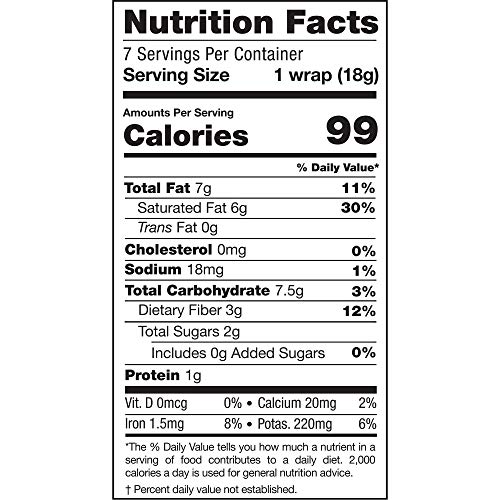 Sunfood Superfoods Turmeric Coconut Wraps Raw Organic 7 ct