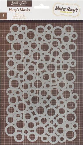 Mister Huey's Masks 4"X6"-Bubbles 1 pcs sku# 1202550MA