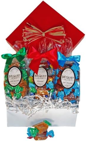 Bequet Caramels Gift Box - 3 bags of 8oz Bequet Caramels