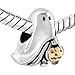 Charmed Craft Halloween Charms Ghost Charms Pumpkin Candy Beads Charms for Bracelets