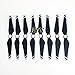 BTG 8PCS Quick Release Carbon Fiber Reinforced Propellers for DJI Phantom 4 RC Quadcopter 4CW 4CCW with Installation Kit Spare Part Main Blades (White Strip)