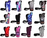 ICOLOR Water Bottle Carrier Neoprene Bottle Holder w/Adjustable Shoulder Strap Sling Insulated Sports Sleeve Bag Cover,for Stainless Steel & Plastic Bottle w/The Diameter Less Than 3 inch