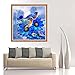 Neartime Clearance! Bird+Flower Drilling Painting, 5D Full Diamond Landscape Embroidery Home Decor Art Cross Craft Stitch (30×30cm, Blue)