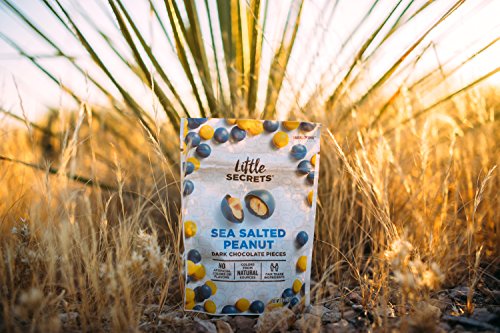 Little Secrets All Natural Fair Trade Gourmet Chocolate Candy - Dark Chocolate Sea Salted Peanut (5 oz, 4 Count) - The World's Most Unbelievably Delicious Chocolate Candies - Thumbnail 5