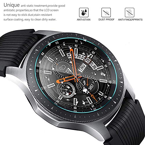 IVSO Samsung Galaxy Watch 2018 Screen Protector, [Scratch-Resistant] [No-Bubble ] 9H Hardness HD Clear Tempered Glass Screen Protector for Samsung Galaxy Watch 2018 46mm SM-R800 Smartwatch(1pcs) - Thumbnail 3