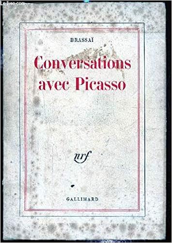 Conversations Avec Picasso Blanche Brassai 9782070209798 Amazon Com Books