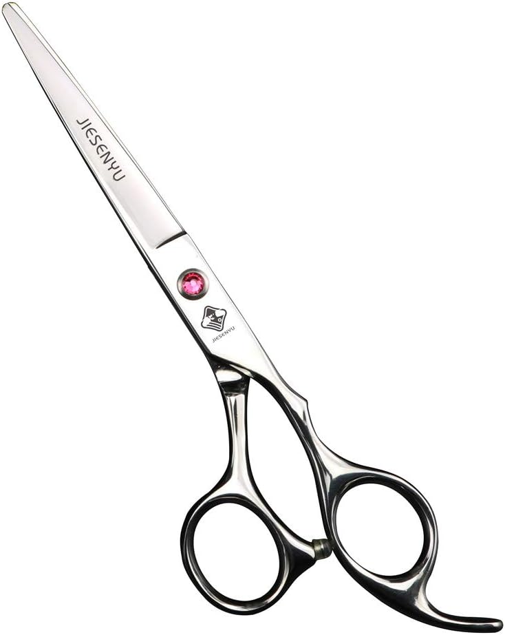 JIESENYU high-end professional hairdresser 6-inch hairdressing scissors 440C steel hair salon modeling tool (a cutting scissors)