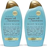 OGX Body Wash, Hydrating Argan Oil of Morocco, 13 Oz (Pack of 2)