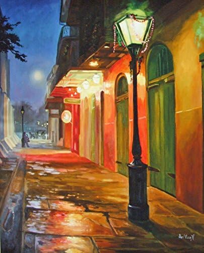 Pelican Dock New Orleans Matted Art Print French Quarter Louisiana Swamp
