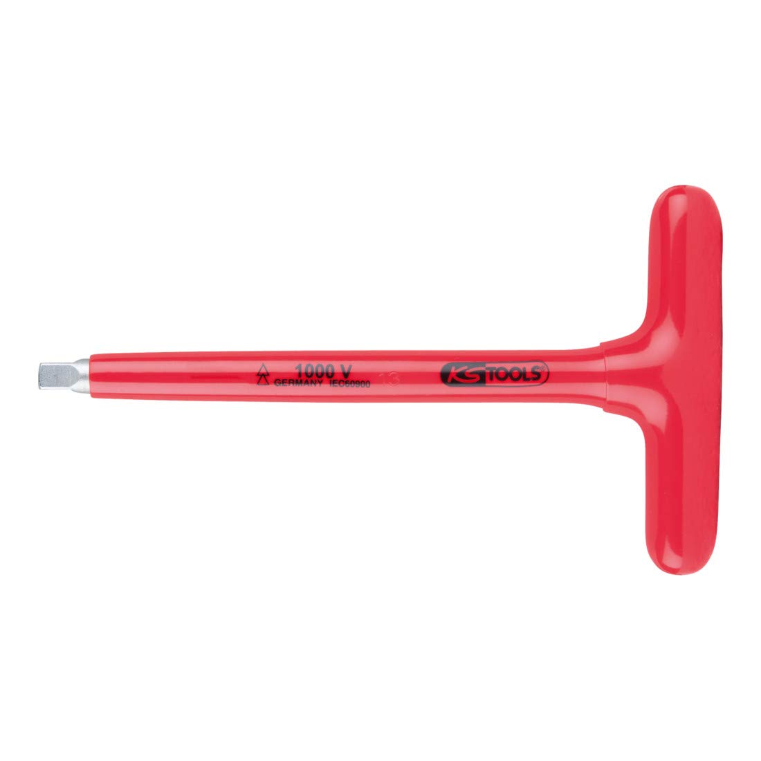 KS TOOLS 117.3919 VDE T grip wrench + adjustement, 1/4