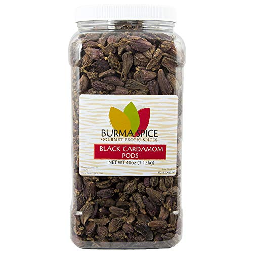 Black Cardamom Pods Smokey, Dried, Indian Seasoning Spice Badi