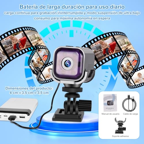 Spy Camera 1080P Mini Surveillance Camera Wifi Indoor 2026 New Hidden Spy Camera to View on Mobile Security Cameras with Night Vision Surveillance Indoor/Outdoor Motion Detection