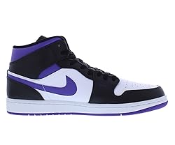 Nike Women's WMNS Air Jordan 1 Mid Trainers, Black