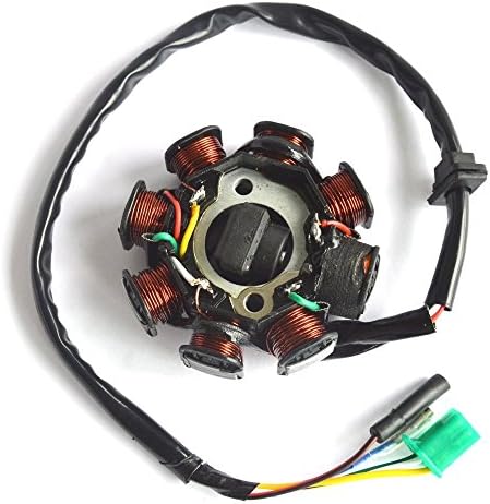 152QMI 157QMJ Magneto Stator Ignition Generator 8 Poles Coils GY6 Motorcycle Scooter Moped 125cc 150cc