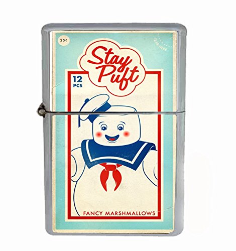 Stay Puft Marshmallow Man Classic Flip Top Oil Cigarette Lighter