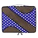 BAGAIL 6 Set Packing Cubes,3 Various Sizes Travel Luggage Packing Organizers(Blue Dot)